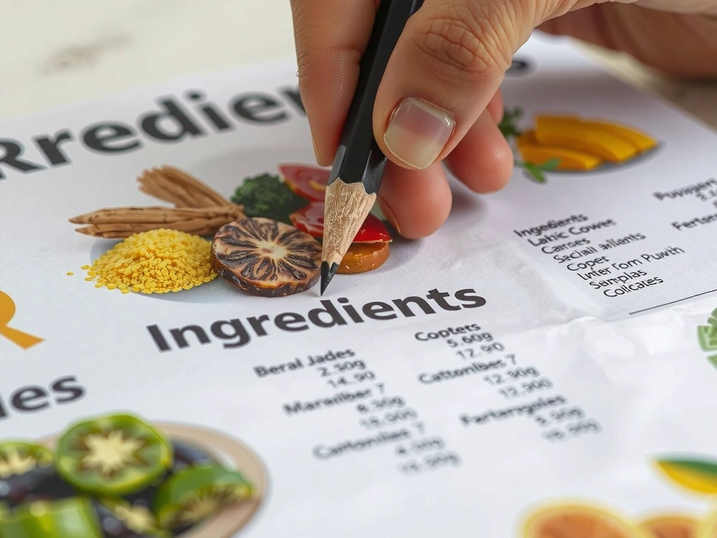 Ruční poznámky v letáku