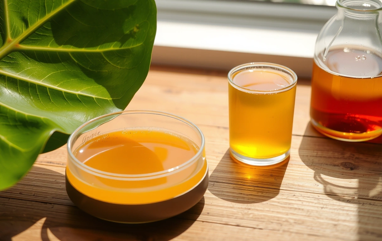 Ranní rituál s čajem a jablečným octem